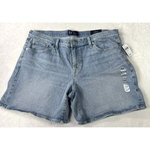 GAP Jean Shorts 5" Mid Rise Womens 16 - 33 Blue Jean Summer NWT